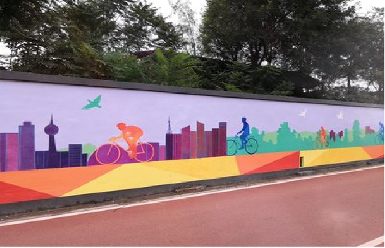 宁波墙体彩绘-围墙